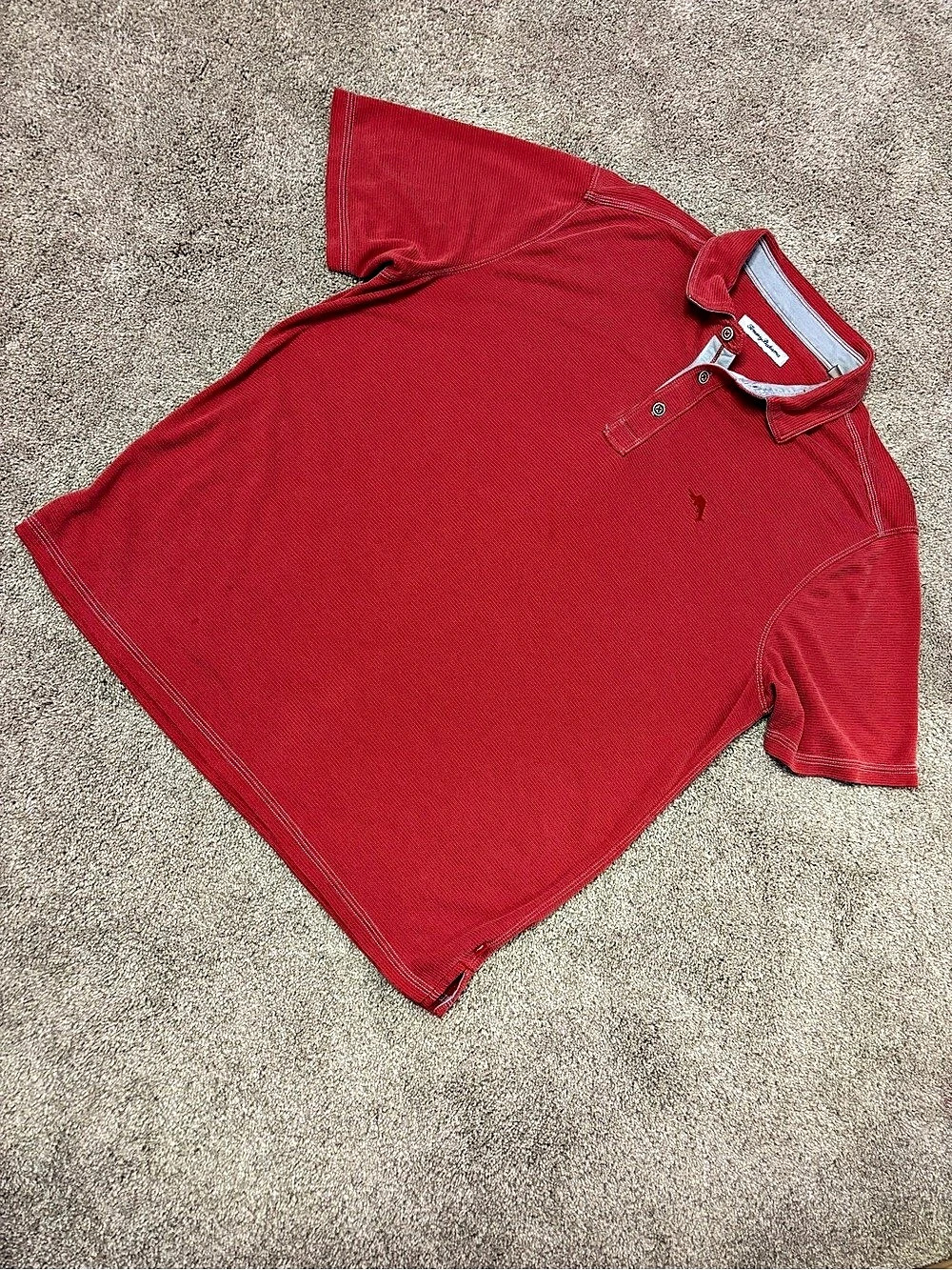 Tommy Bahama Emfielder Polo Short Sleeve Red